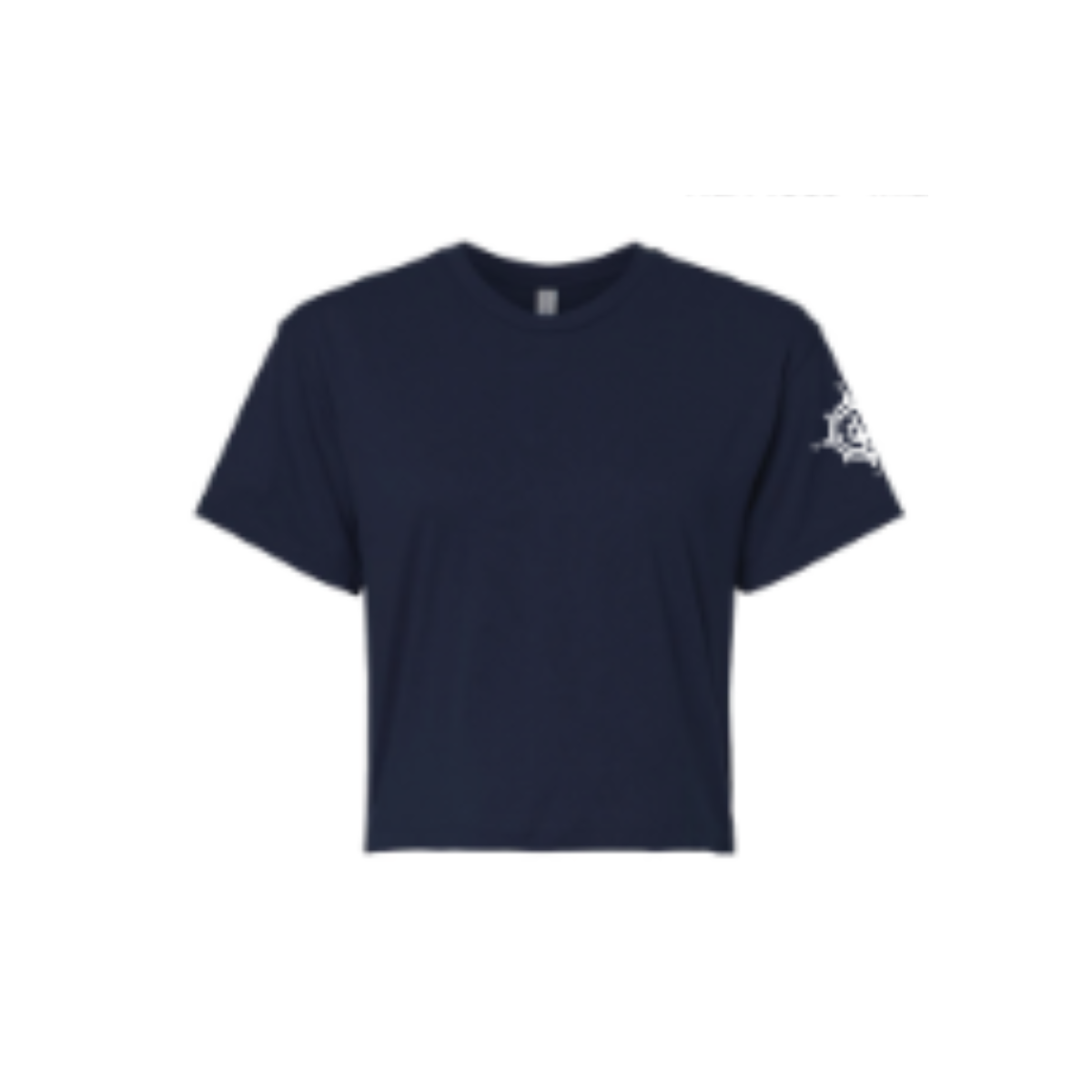 Women's Blue Crop T shirt