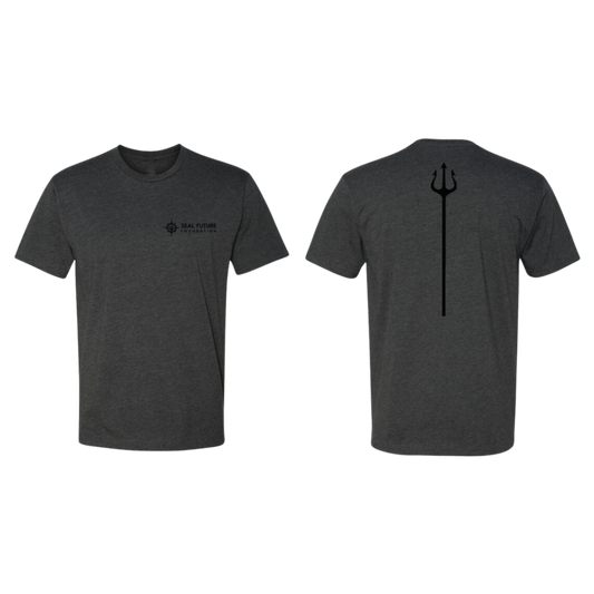 Unisex "Subdued SFF Logo x Trident" Charcoal, Short Sleeve